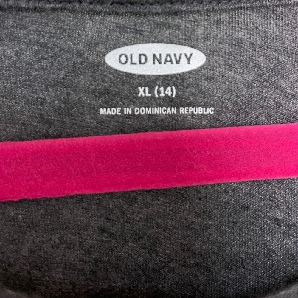 ⚡️3/$20⚡️Old Navy: NWT Girl’s Long Sleeve 'Girls Can' Tee, Size XL (14)